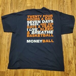 Vtg Basketball Shirt Men 2XL‎ Blue 24/7/365 Basketball Graphic And1 Y2K
